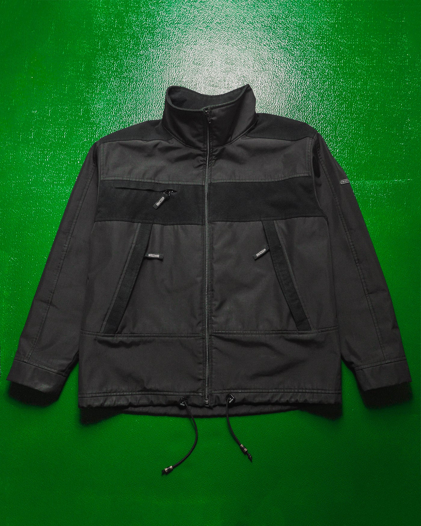 Image of Late 90s "warm-fit" Panelled Micro Fleece Jacket (M~L)