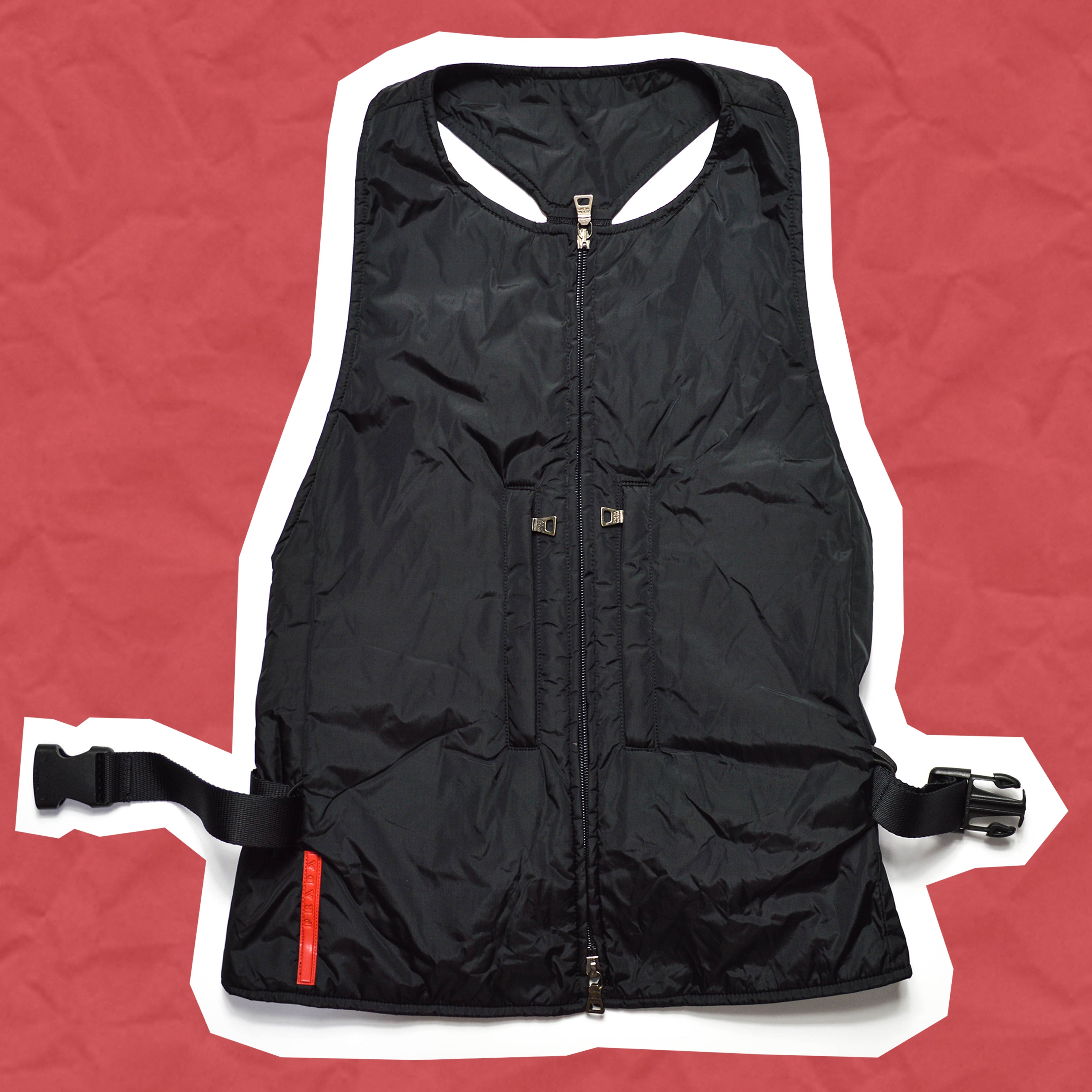 1999aw prada sports nylon vest-