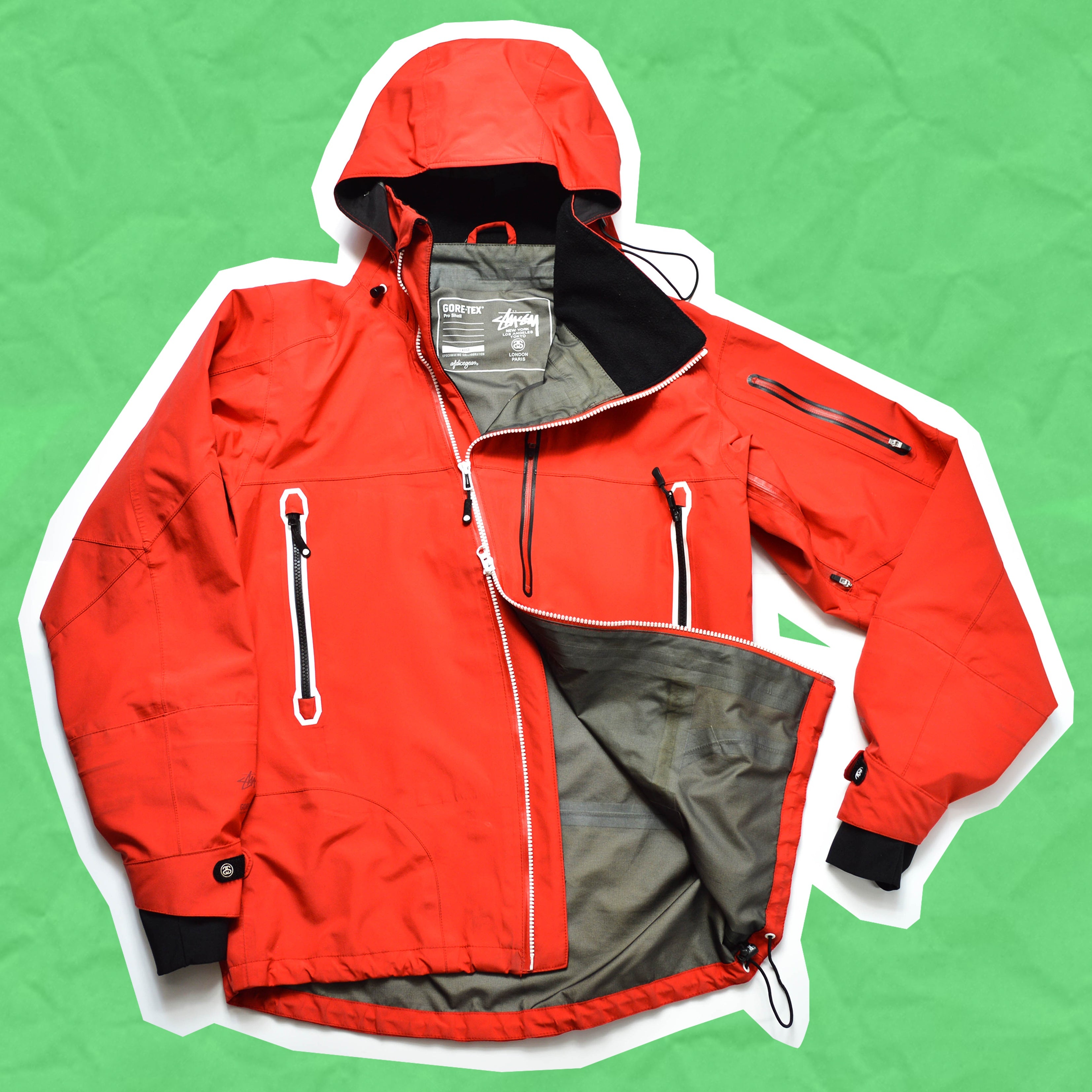 STUSSY x AFD ICEGEAR GORE-TEX JACKET レア-