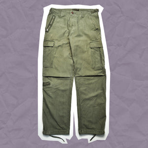 Stussy Authentic Outer Gear Sage Green Asymmetrical Cargo Pants (~30~)# ...