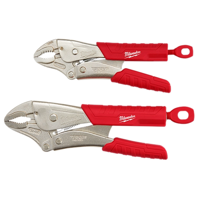 View 2 Pc. 7" & 10" TORQUE LOCK™ Curved Jaw Locking Pliers Set with Grip