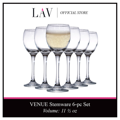 LAV Lal 6-Piece Wine Glasses Set, 11.25 oz – LAV-US