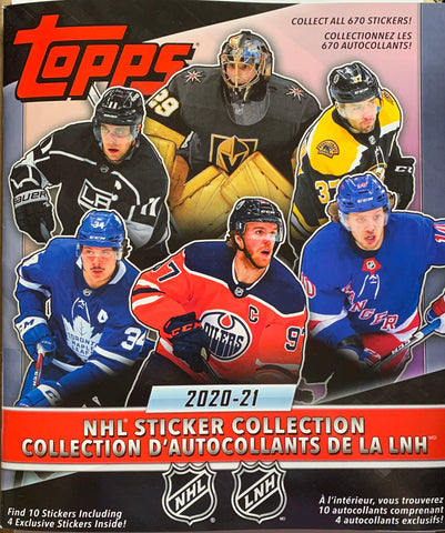 2020-21 Topps NHL Sticker Album
