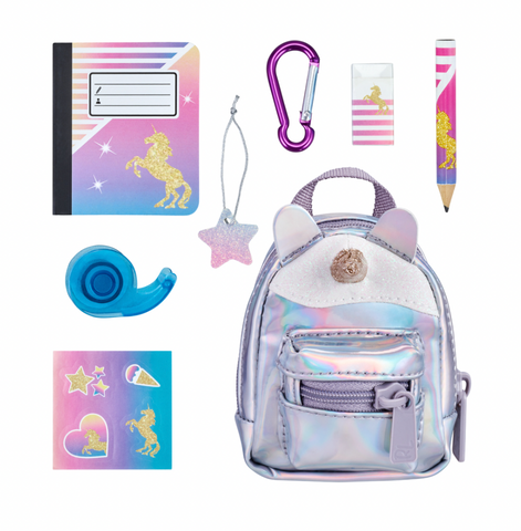 REAL LITTLES - Collectible Micro Backpack and Micro Handbag with 12 Micro  Working Surprises Inside!, Multicolor (25324)