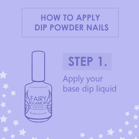 dip nail powder application for at home