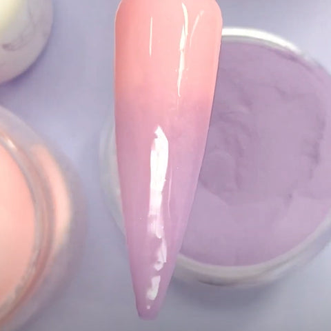 two color ombre dip nail tutorial