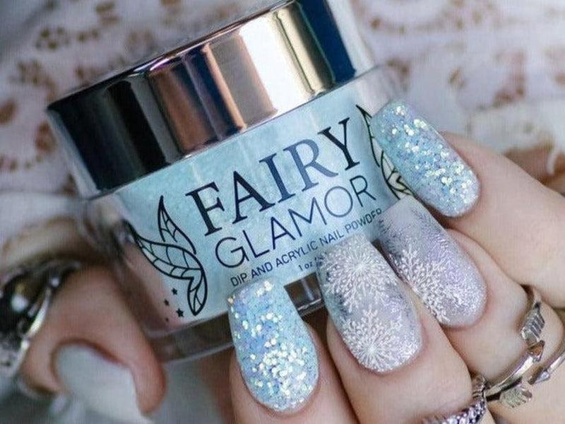 2. "Frosty Blue" dip powder nail color - wide 9