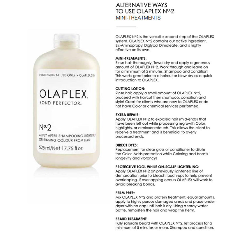 Olaplex No.2 Bond Perfector 17.75oz / 525ml Olaplex Products for Simple, Convenient and Way to Color Your Hair