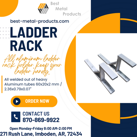 Ladder rack holder