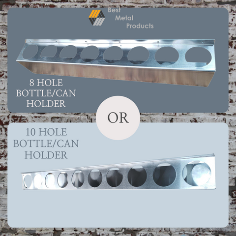 8 hole and 10 hole bottle can holders