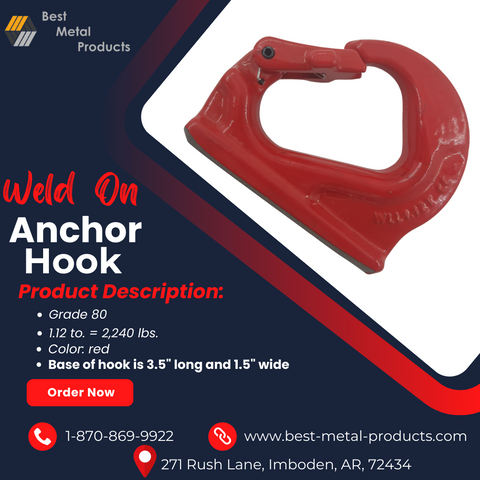 Red Weld on anchor hook