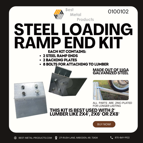Steel Loading Ramp End Kit