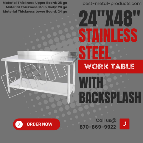 stainless steel table