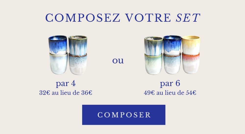 Créer votre set de tasses