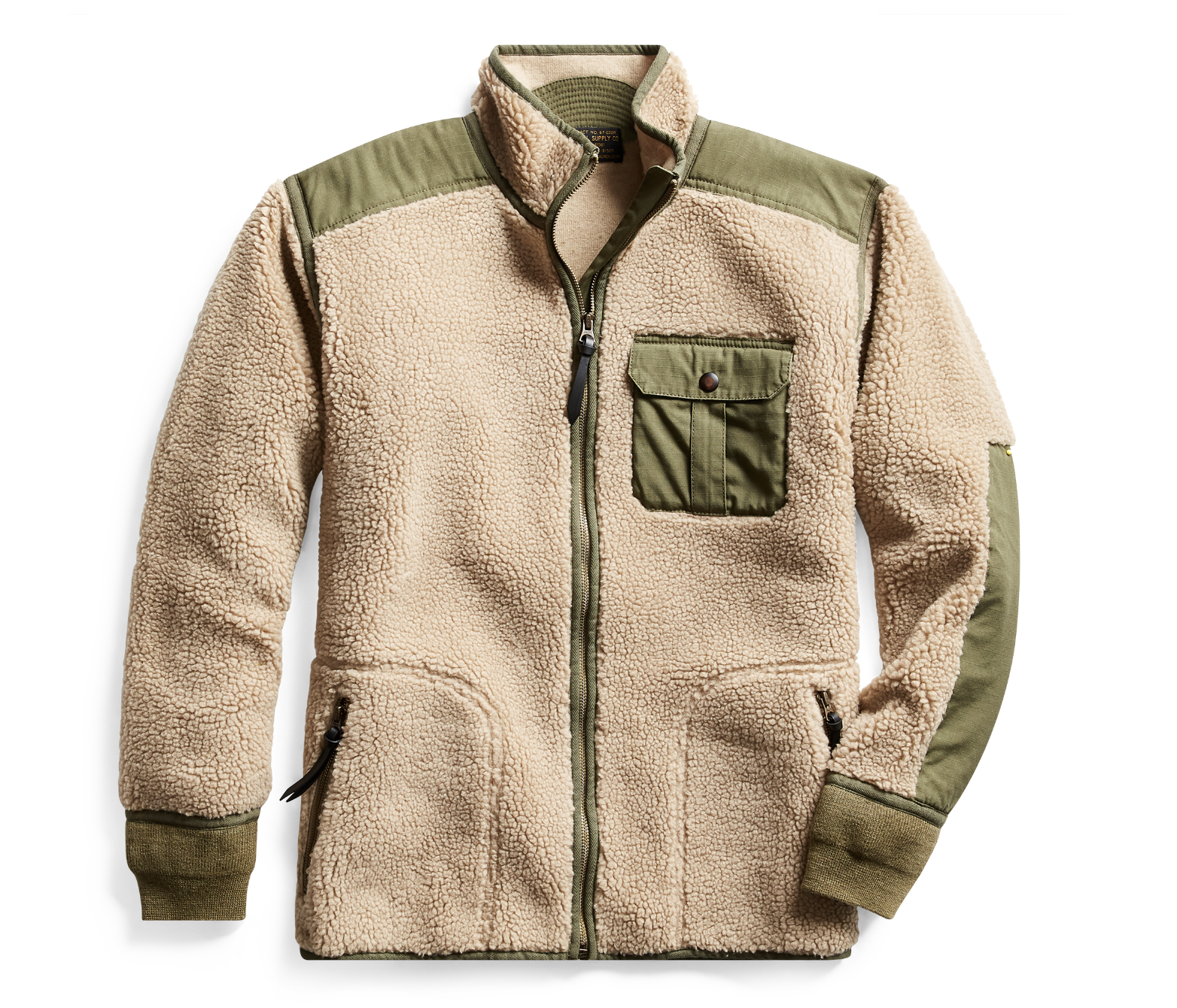 RRL Ralph Lauren Vintage Inspired Ripstop Paneled Fleece Jacket Men's –  Uncommon Threadz