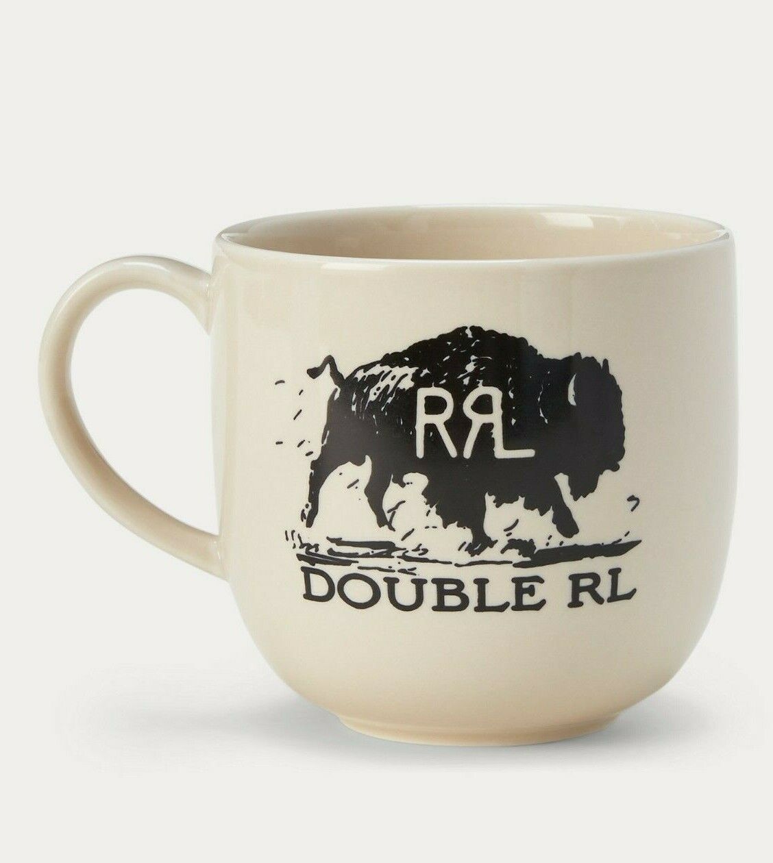 RRL Ralph Lauren Hand Painted Crackle Finish Bison Logo Vintage Mug Cu –  Uncommon Threadz