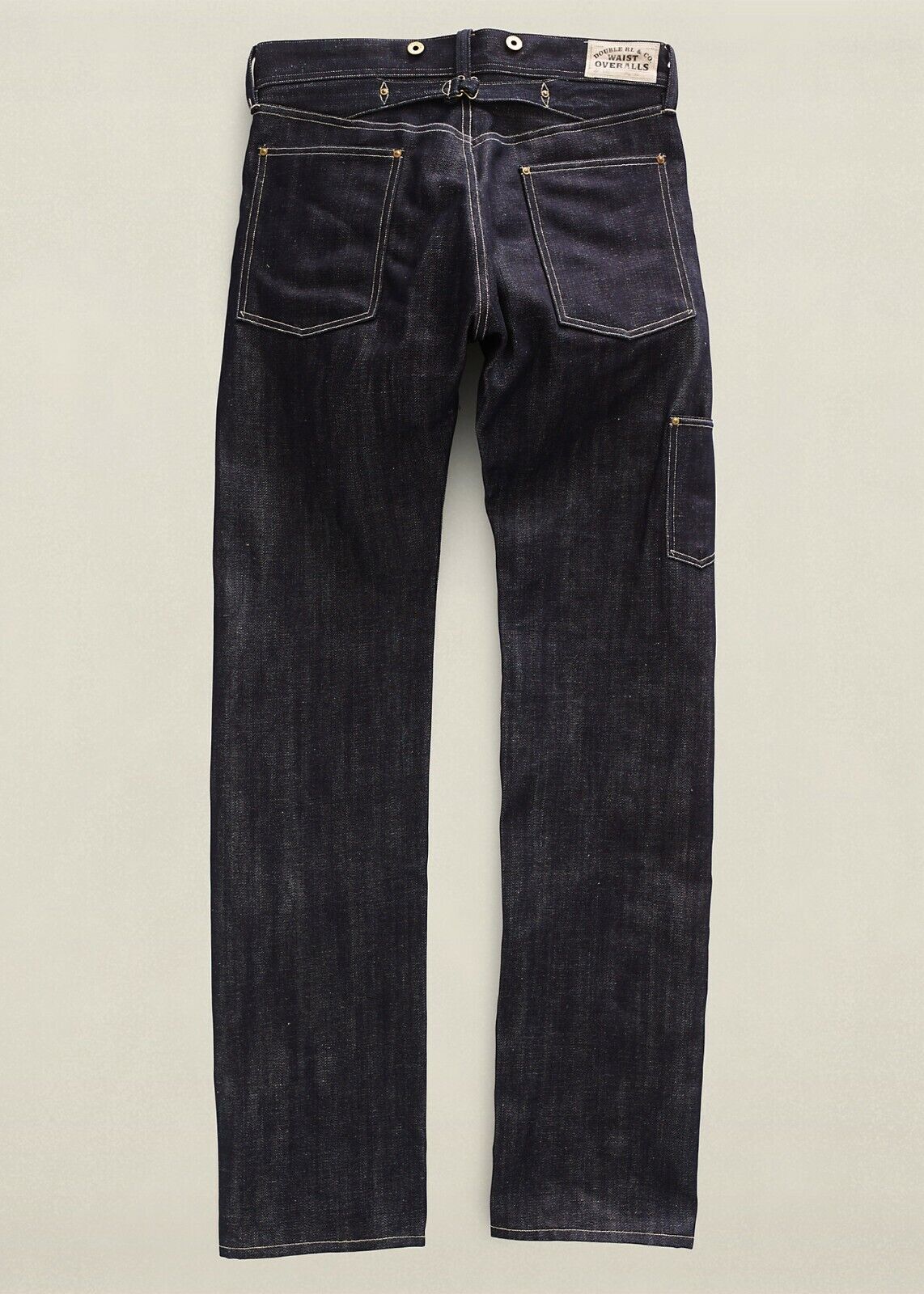 RRL Double RL Dark Wash Raw Denim Jeans Selvedge Carpenter Men's 40 x ...
