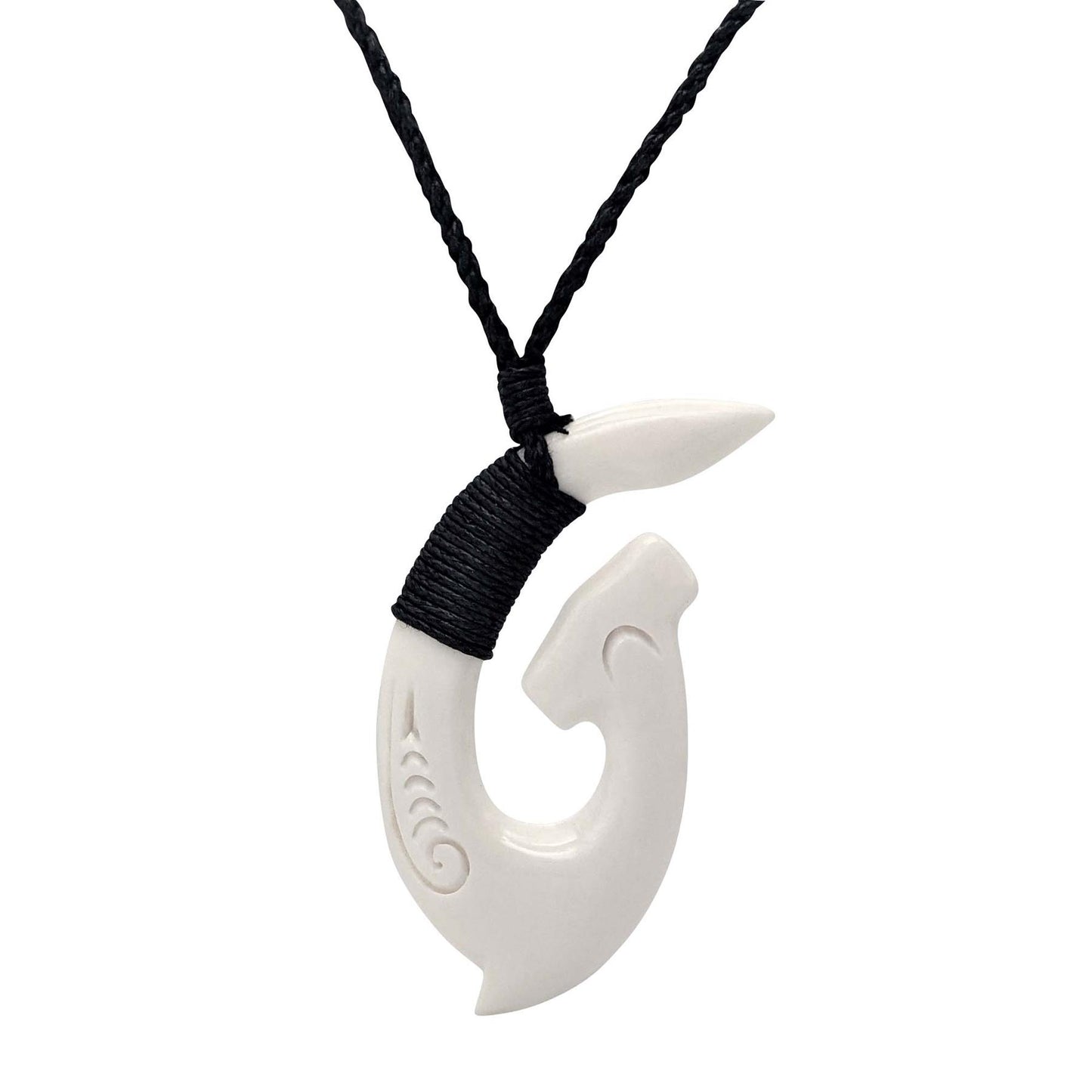 Bone Hawaiian Fish Hook Necklace – Charming Shark Retail