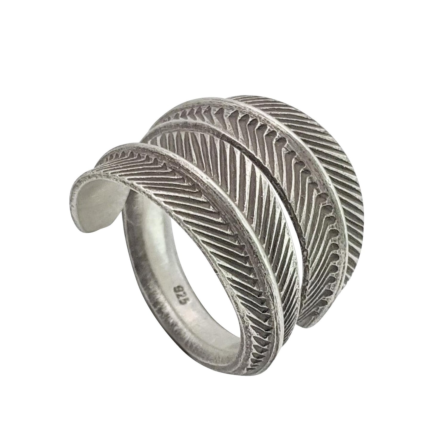 Pure Silver Karen Hill Tribe Disc Sun Motif Half-Finger Armour Ring –  81stgeneration