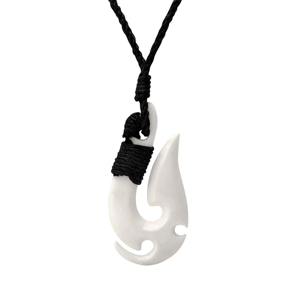 Madeinsea© - Fish Hook Necklace Bone