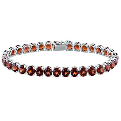 ZHJIASHUN Retro 100% 925 Sterling Silver Natural Garnet Bracelets For Women  Vintage Natural Gemstones Ruby