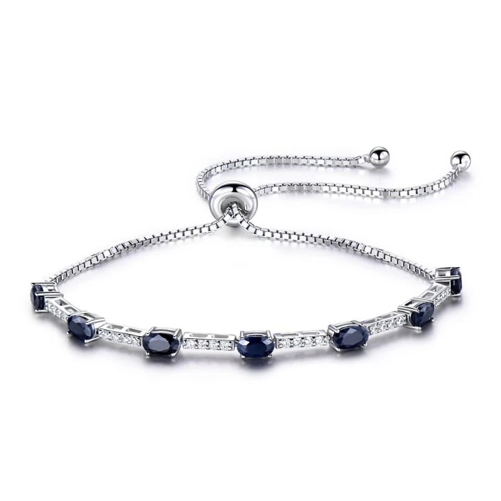 Buy YELLOW CHIMES Crystal Blue Base Metal and Silver Plated Cubic Zirconia  Bracelet  Shoppers Stop