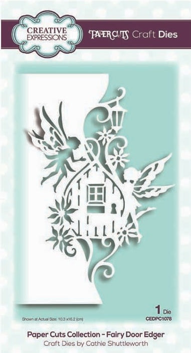 Creative Expressions - Paper Cuts Collection - Fairy Door Edger