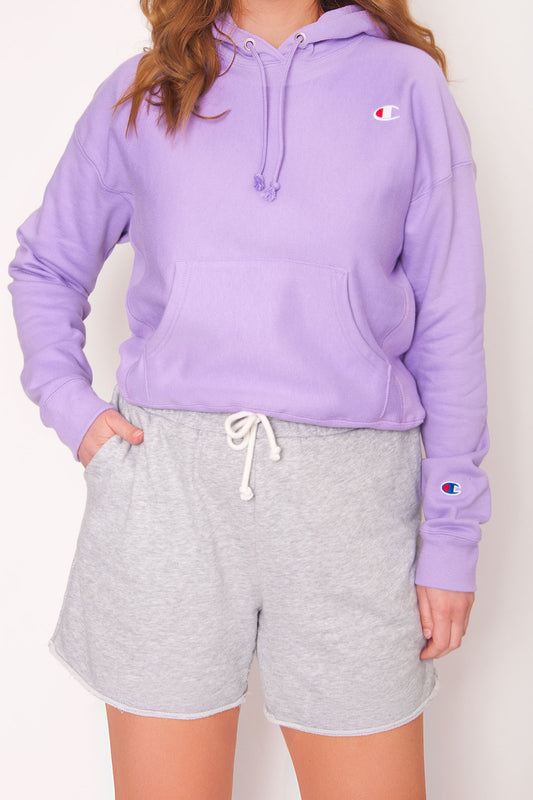 champion reverse weave hoodie lavender