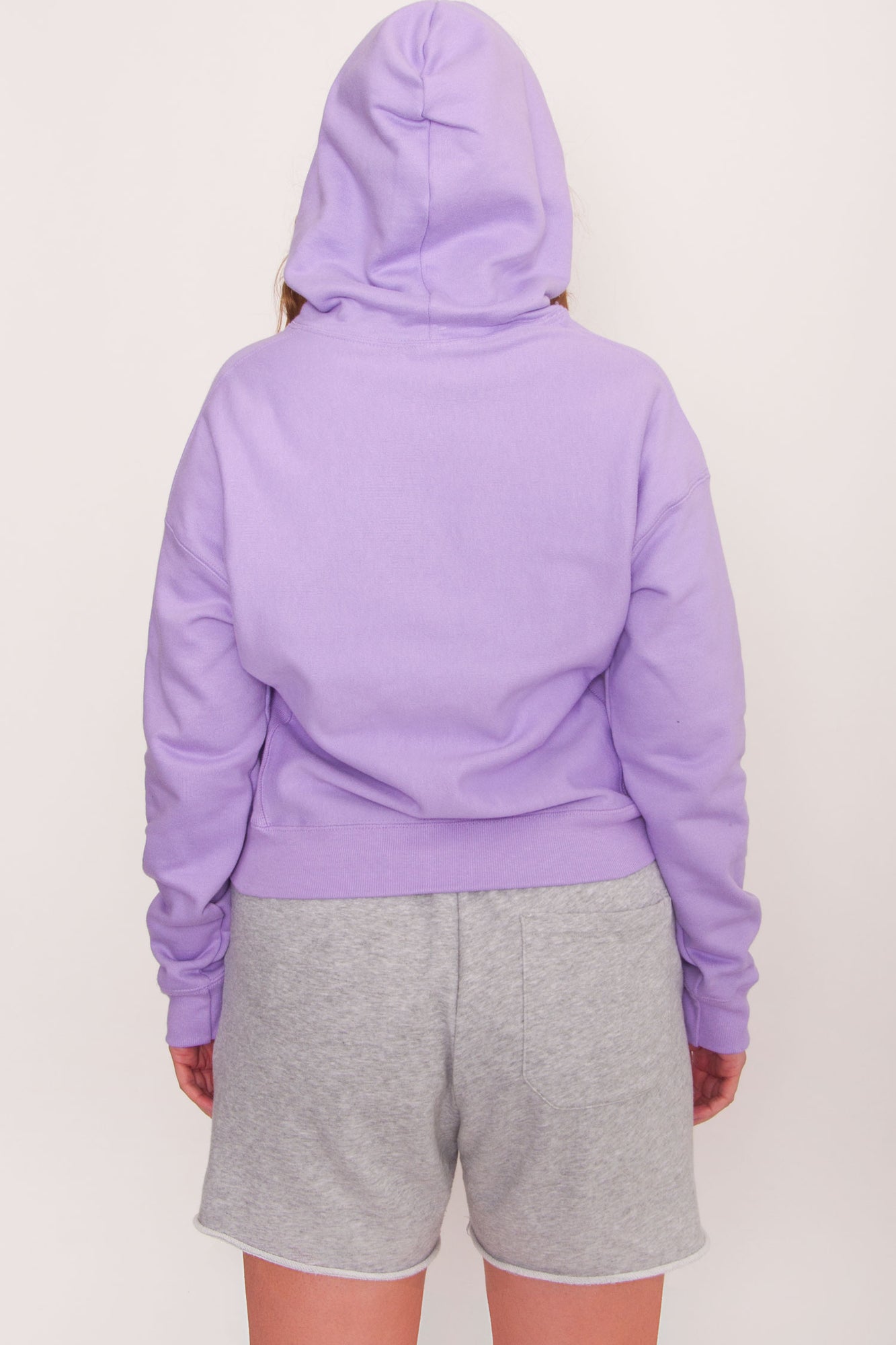 lavender champion reverse weave hoodie