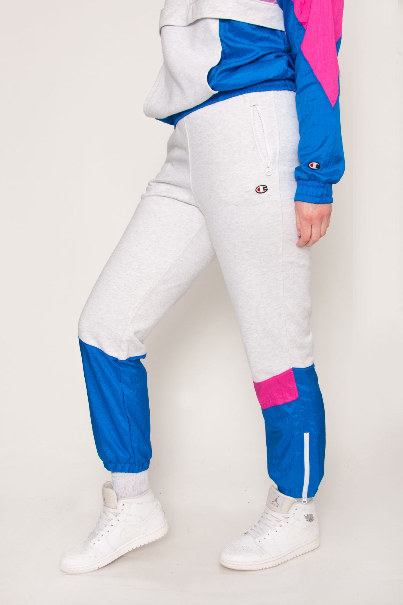 champion sweatpants blue