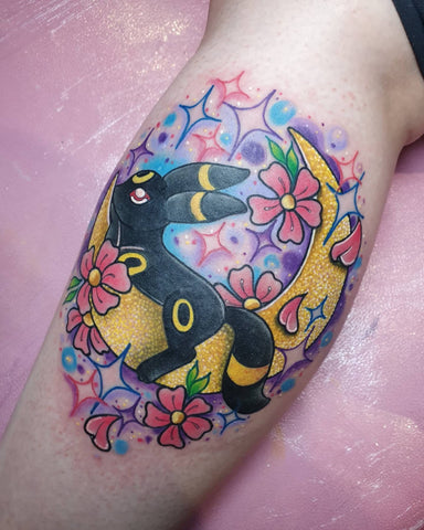 Snake, Sunflower, Skull - Back of leg tattoo by ArtPhoenix -- Fur Affinity  [dot] net