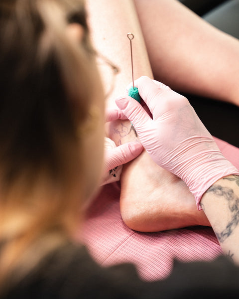 Hand poke tattoo