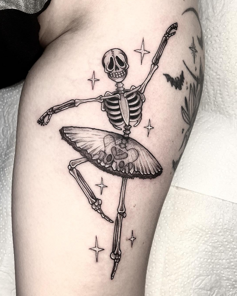 Skeleton tattoo