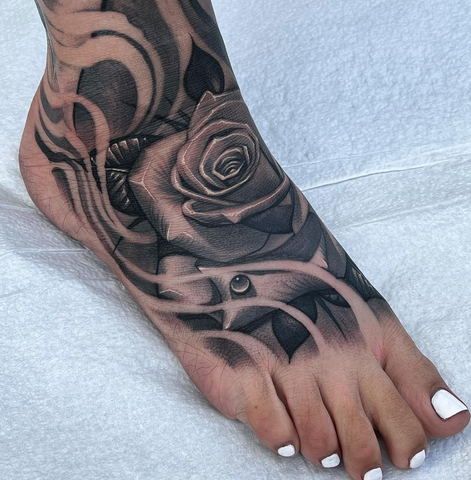 Foot tattoo