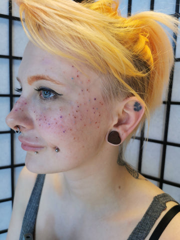 Freckle tattoos