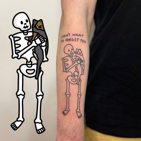 Skeleton tattoo