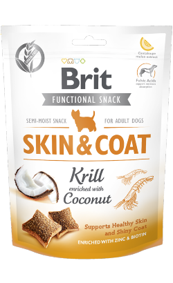 Brit Care Dog Functional Snack Skin&Coat Krill | 150 g
