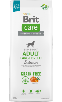 Brit Care Chien sans céréales Adulte Grande Race | Saumon | 12 kg