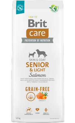 Brit Care Dog Senior & Light sans céréales | Saumon