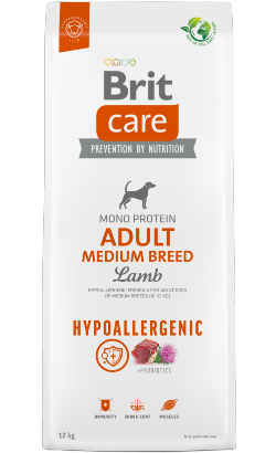 Brit Care Dog Adult Medium Breed Hypoallergenic | Lamb