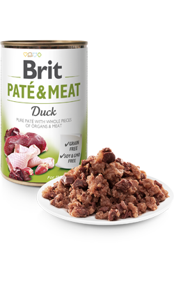 Brit_Care_Dog_Pate_Meat_Duck_Wet_Tin