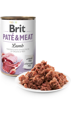 Brit_Care_Dog_Pate_Meat_Lamb_Wet_Tin