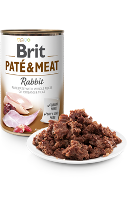 Brit_Care_Dog_Pate_Meat_Rabbit_Wet_Tin