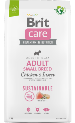 Brit Care Dog Durable Adulte Petite Race | Poulet et Insecte