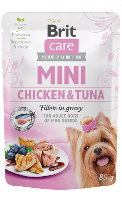 Brit Care Mini Chicken & Tuna Fillets in Gravy | Wet (Sachet) |