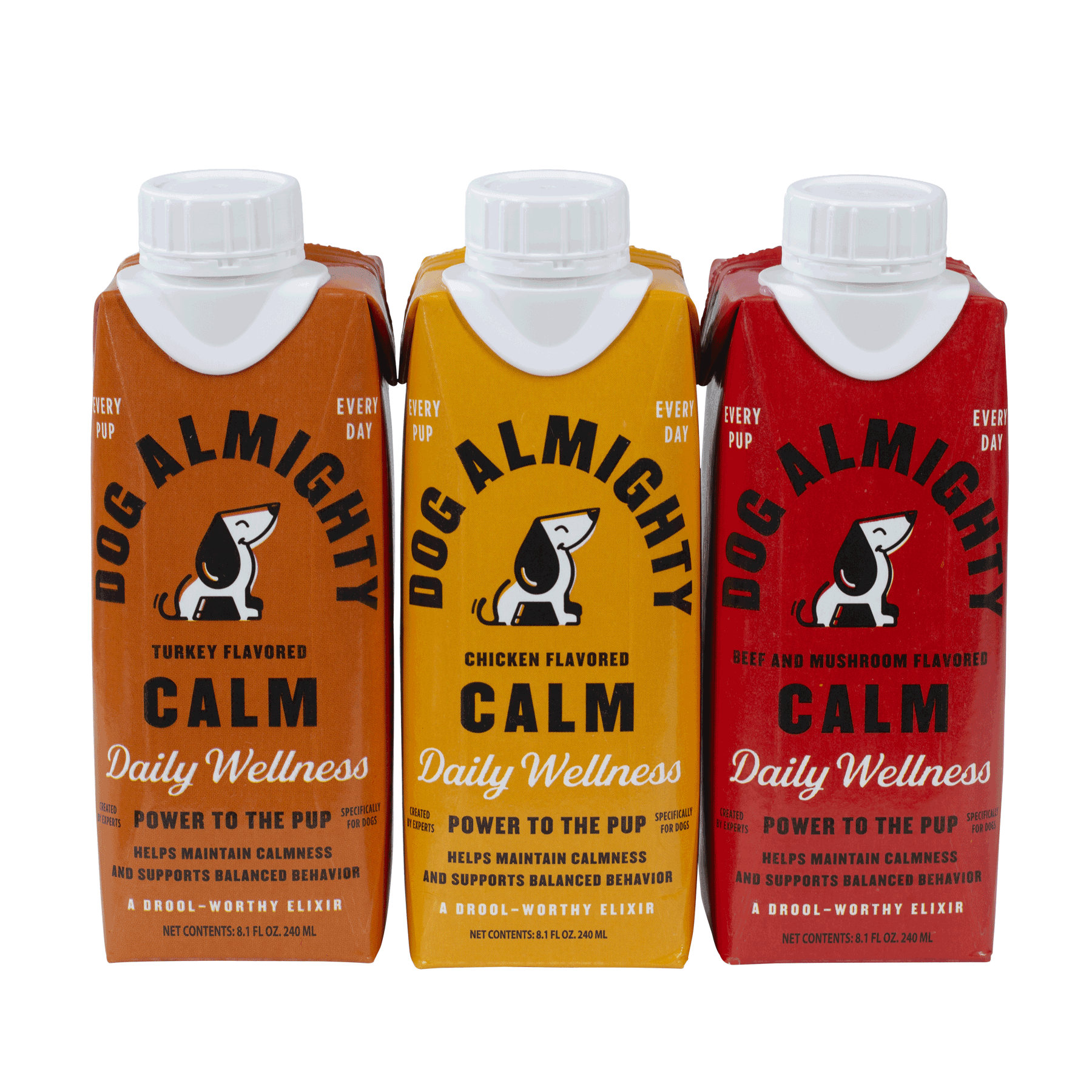Dog Almighty Elixirs - Calm 3 Pack Sampler – NOBL Foods