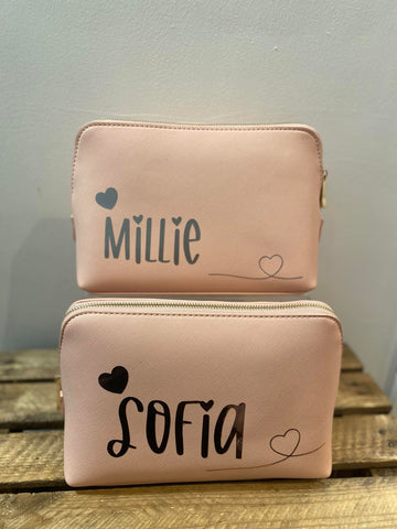 personalised make up bag