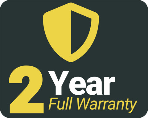 2 Year Warranty