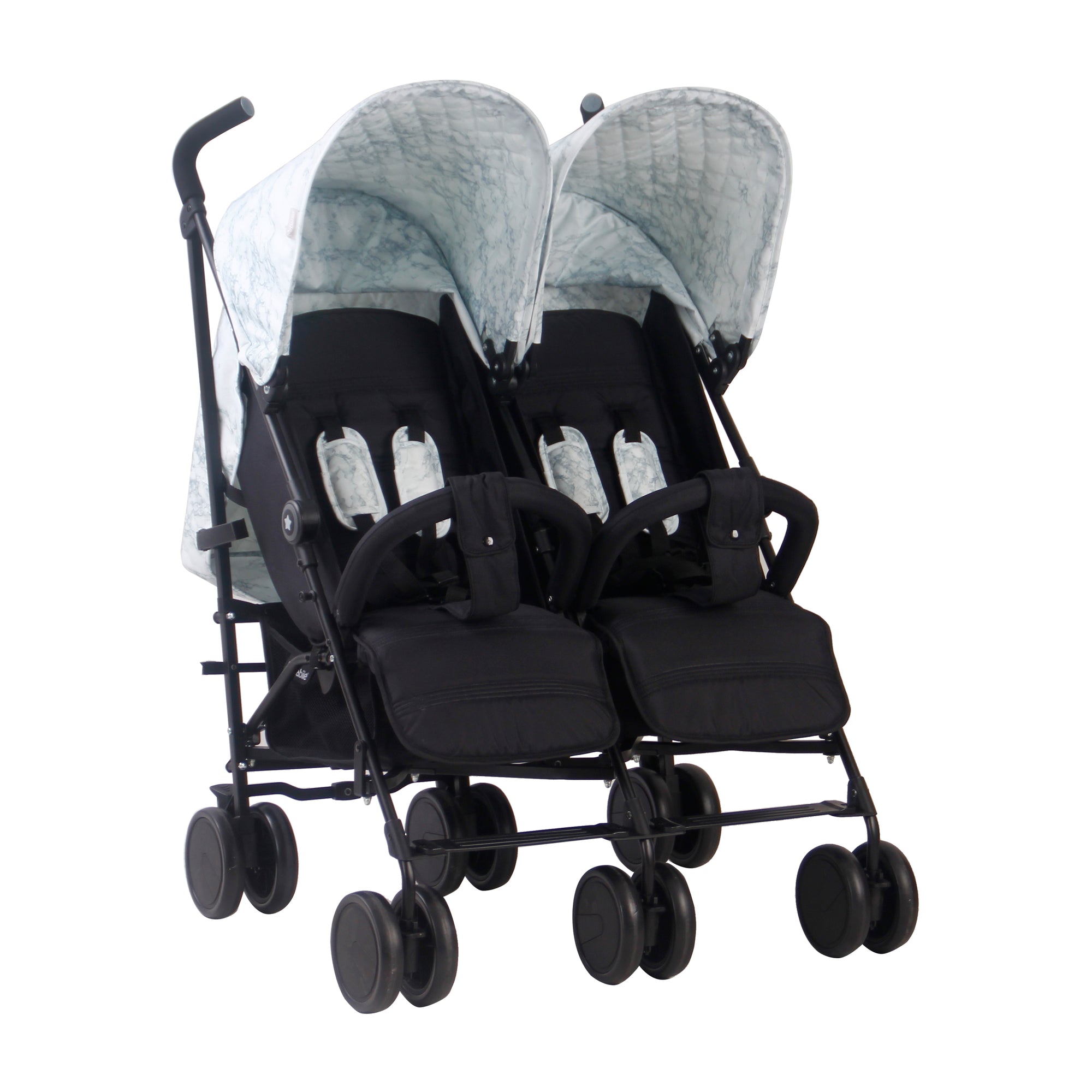 double stroller with reversible seats