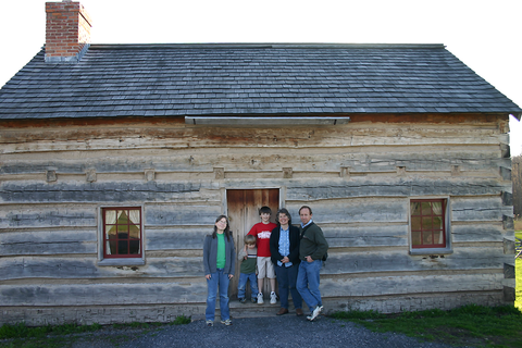 Part of my Family in April of 2007 at the Joseph Smith Farm 